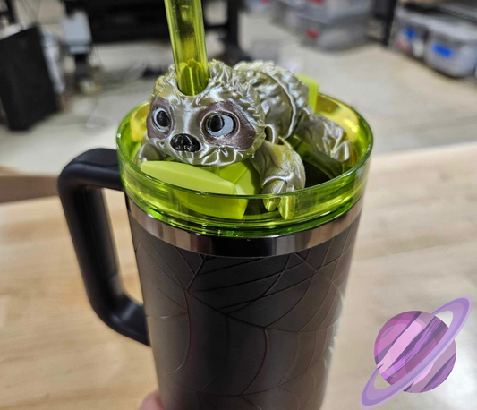 SLOTH-3D PRINTED STRAW BUDDY