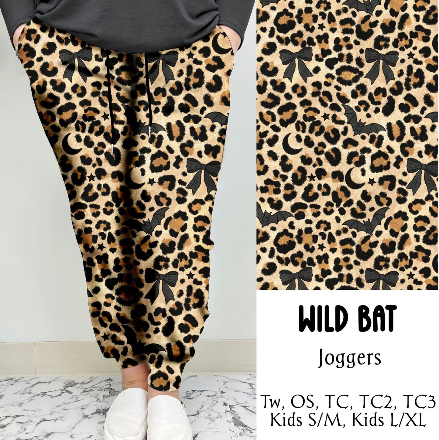Wild Bat Leggings/Joggers | Run Ends 7/28| ETA 42 days
