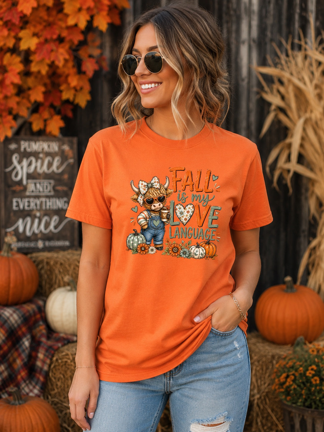 Fall Is My Love Language Tshirt