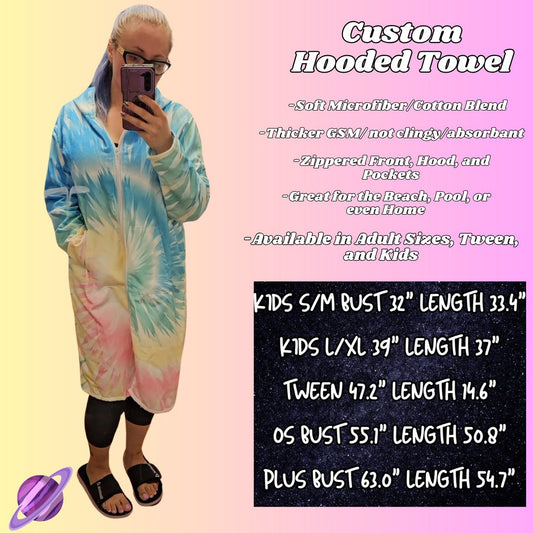 TATTOO SW- HOODED TOWEL- PREORDER CLOSING 4/27