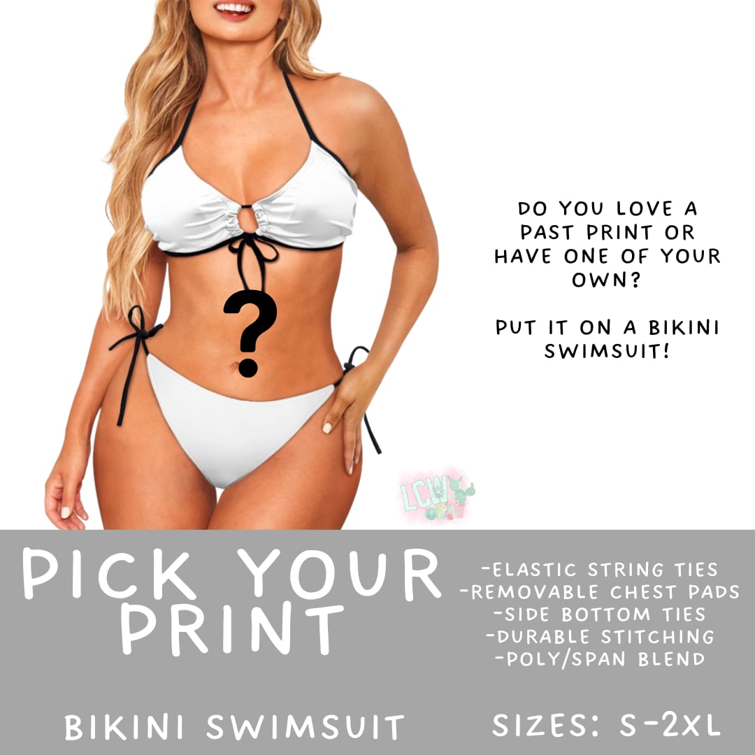 Batch #581 - PYP Football - Closes 9/4 - ETA Early Nov - Pick Your Print Women's 2 Piece Bikini