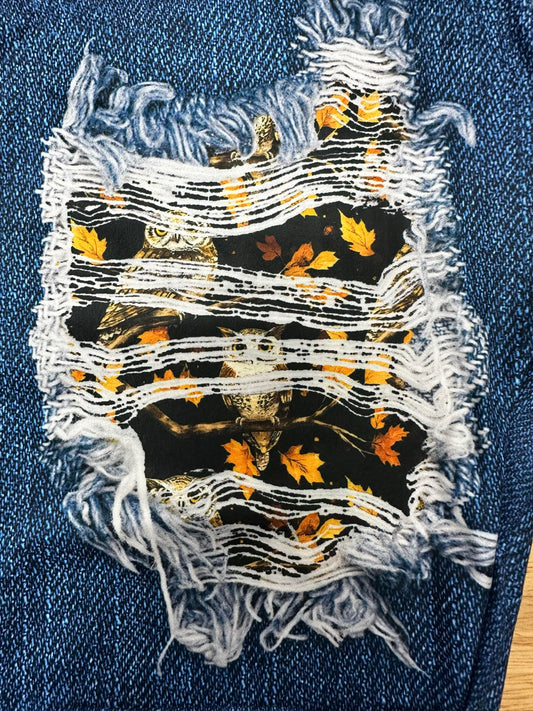 Denim Night Owl Leggings w/ Back Pockets