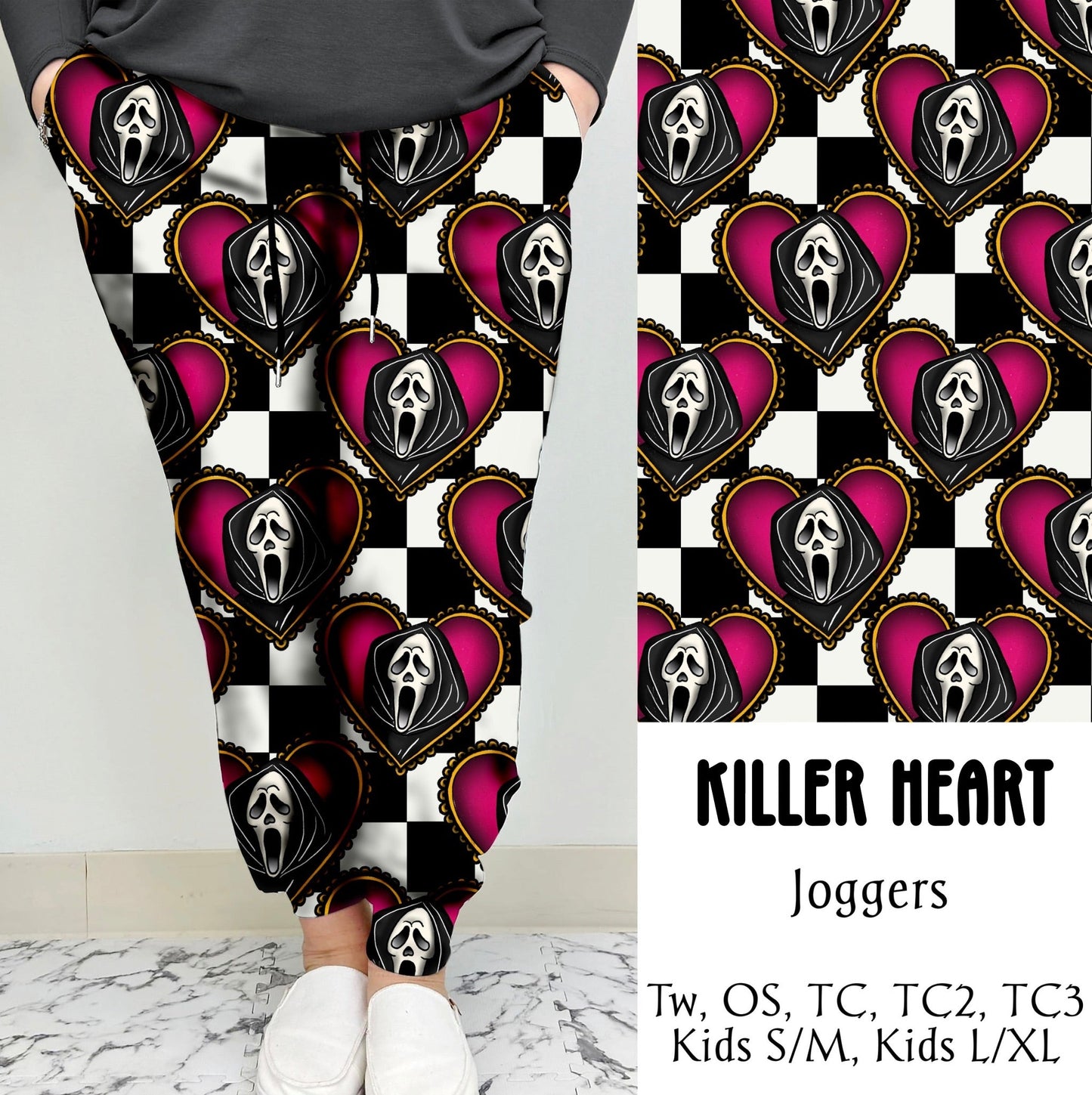 Killer Heart Leggings/Joggers | Run Ends 7/28| ETA 42 days