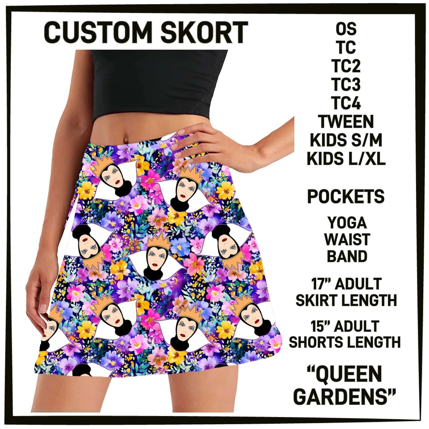 ML2G - Queen Gardens Skort with Pockets - Preorder Closing 2/22 ETA: Late April