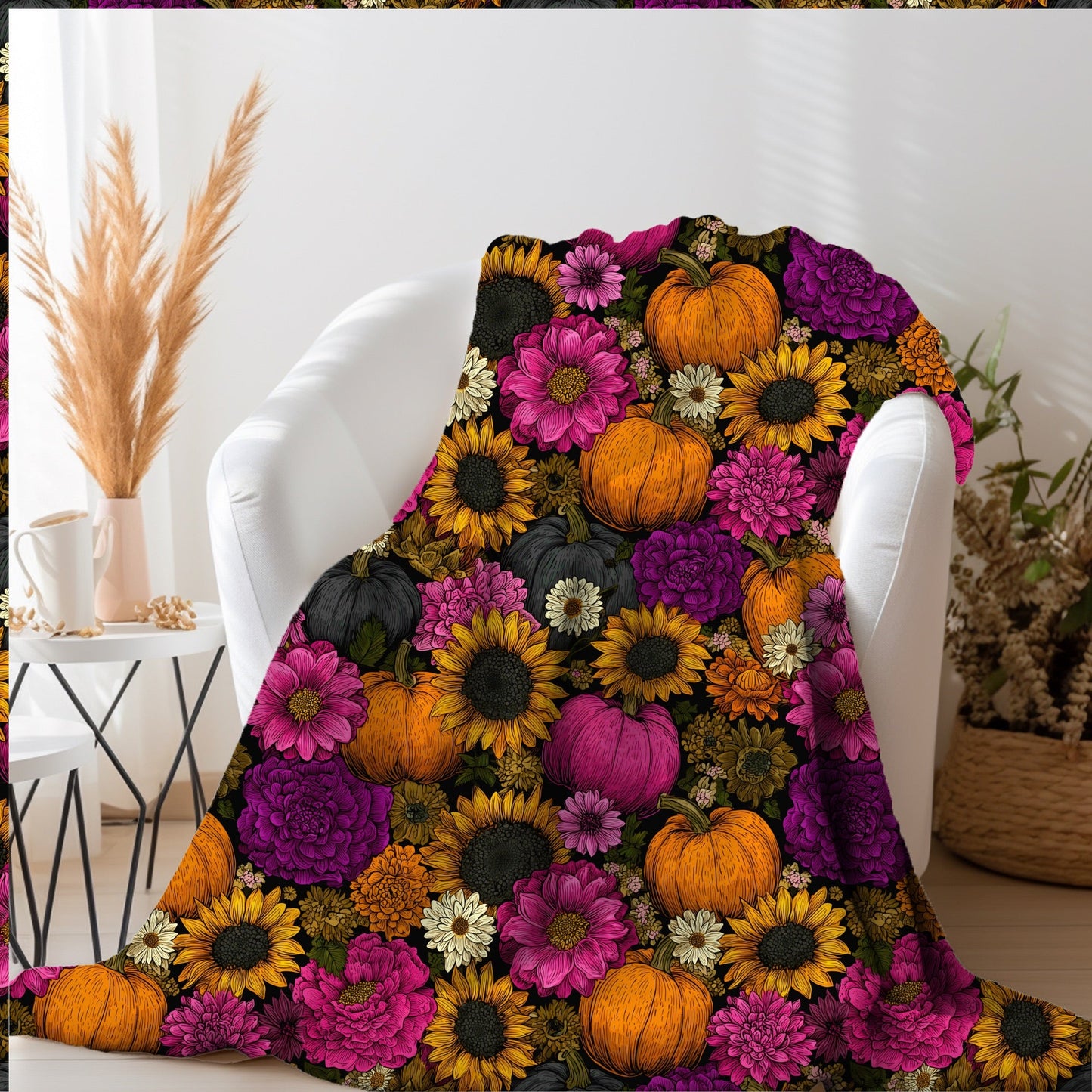 Fall Floral 50x60 Blanket | Run Ends 7/28| ETA 42 days