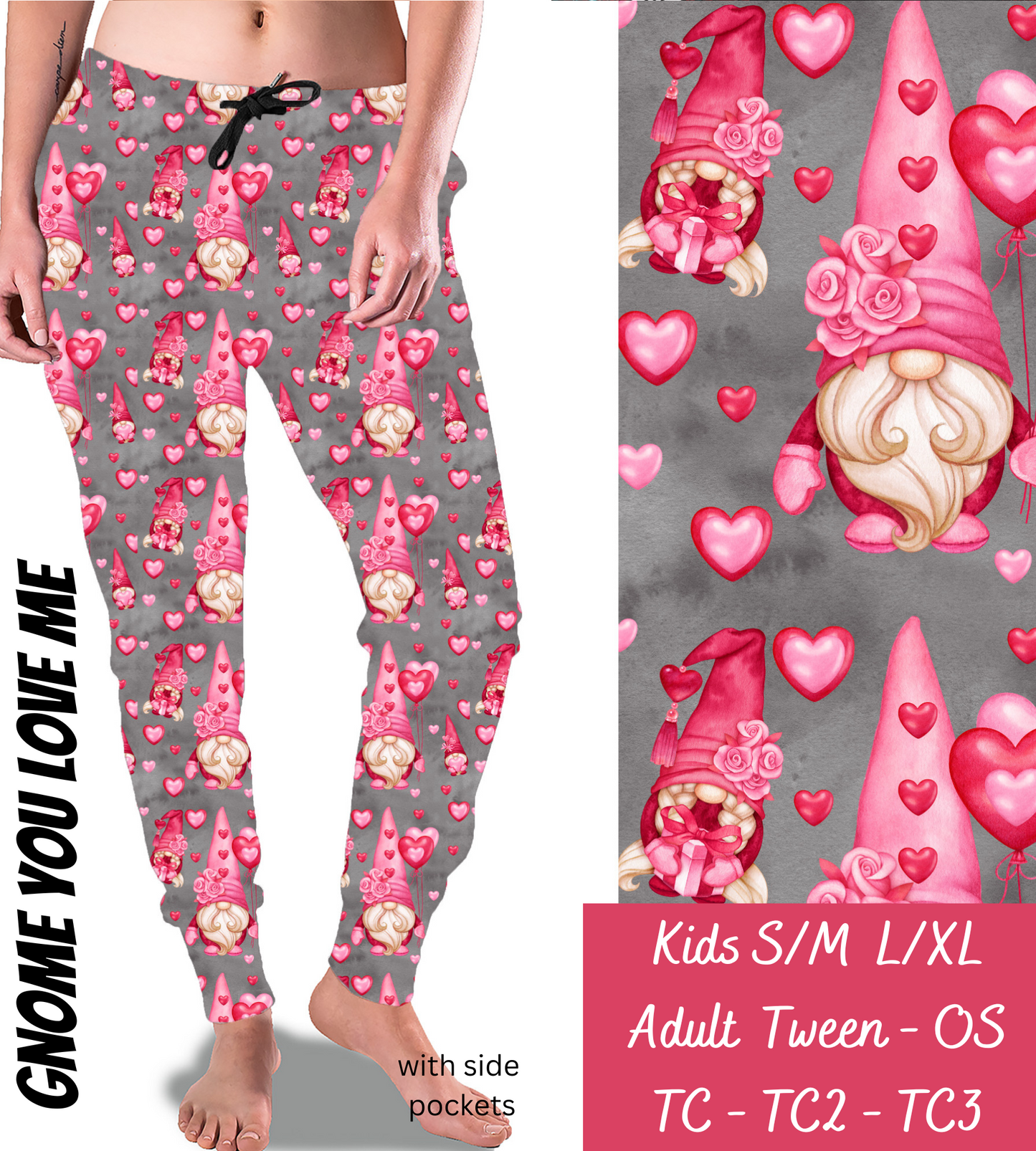 Gnome You Love Me - Full Joggers