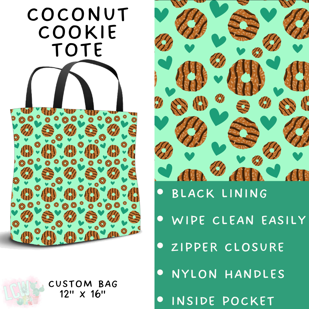 Batch #610 - Cookie Dealer 3 - Closes 11/9 - ETA early Jan - Coconut Cookie Tote