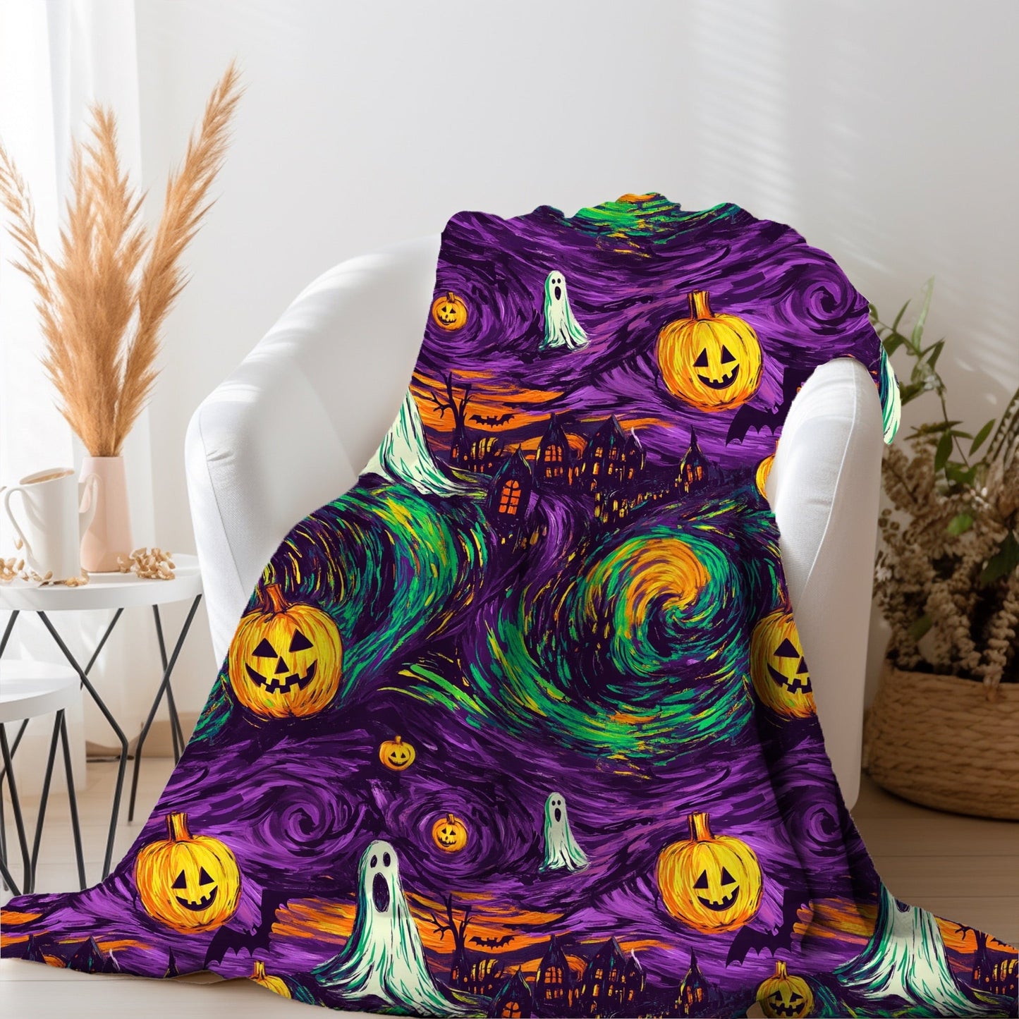 Boo Van Gogh 50x60 Blanket | Run Ends 7/28| ETA 42 days