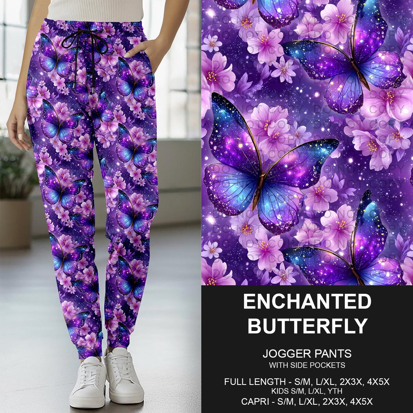 B274 - Preorder Enchanted Butterfly Joggers (Closes 2/22. ETA: late April)