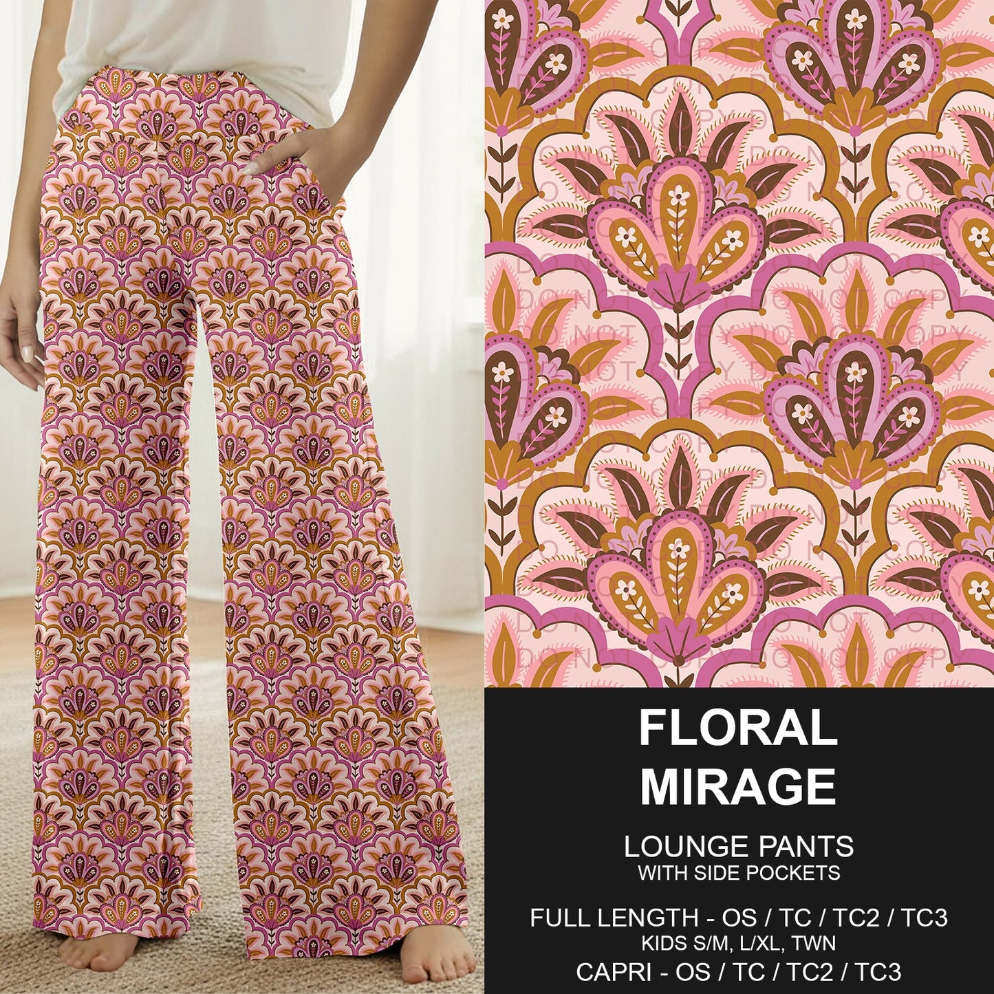 B288 - Preorder Floral Mirage Lounge Pants (Closes 5/03. ETA: early July)