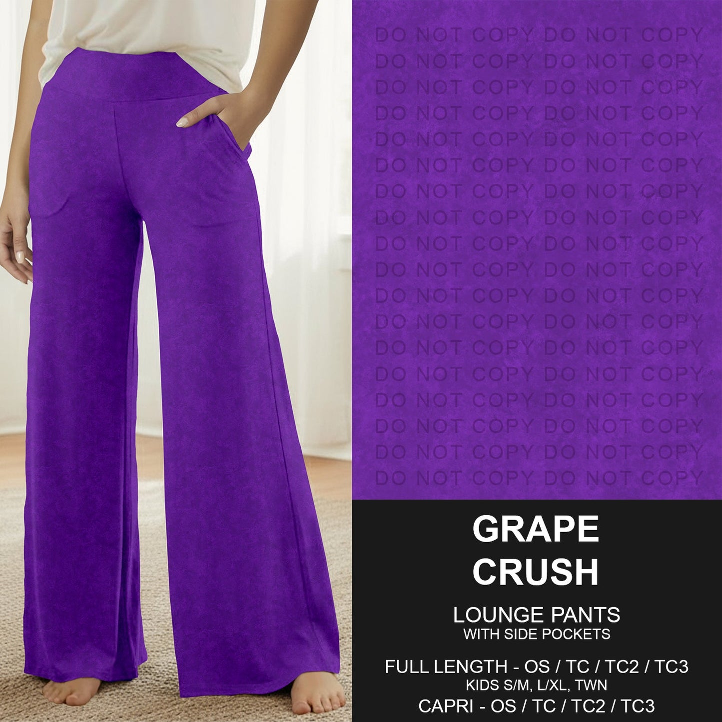 B280 - Preorder Grape Crush Lounge Pants (Closes 3/22. ETA: late May)