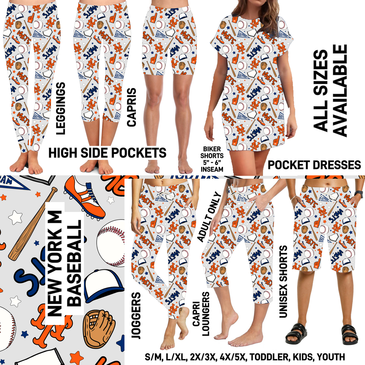 BS4B - New York M Baseball - Preorder Closing 2/19 ETA: Early May