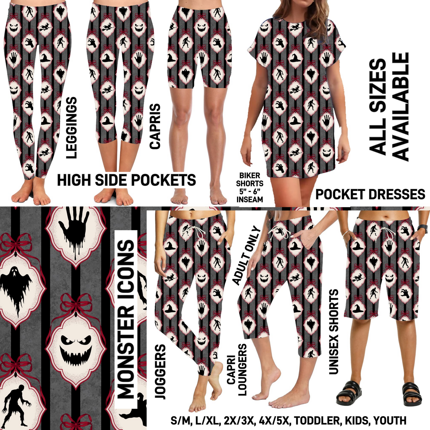 296BT - Monster Icons - Preorder Closing 7/5 ETA: Early Sept