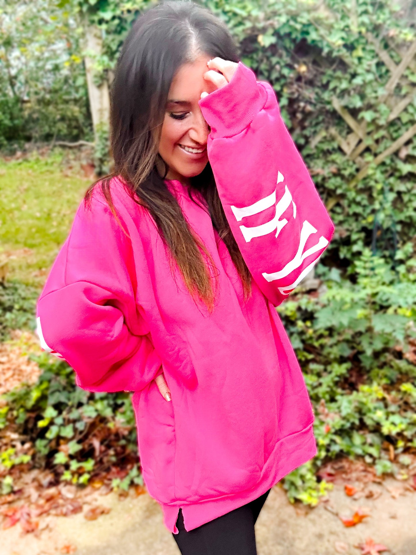 PREORDER If You Can Read This You Are Loved Graphic Back Printed Scuba Sweatshirt