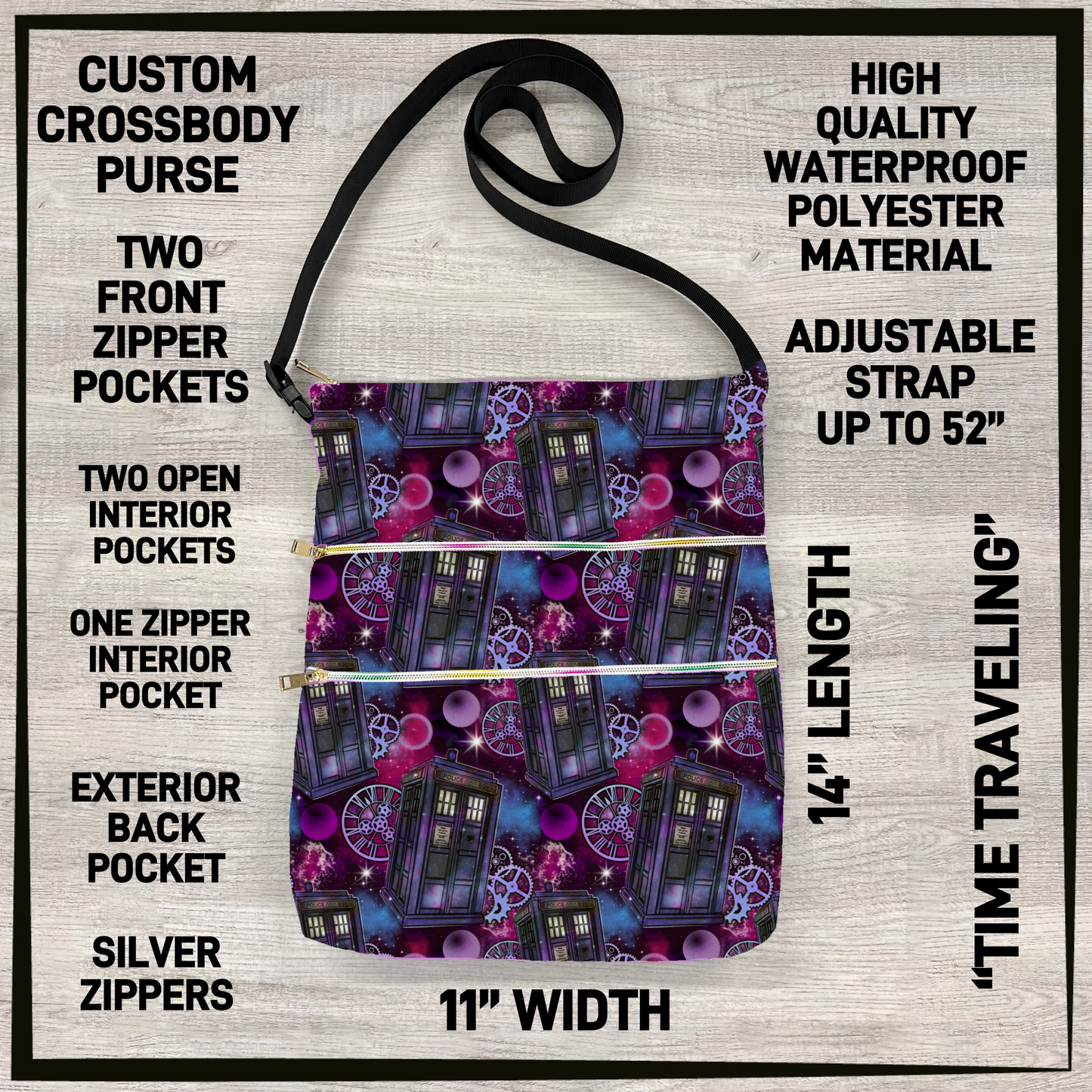 C5BU - Time Traveling Crossbody Purse - Preorder Closing 3/24 ETA: Late June