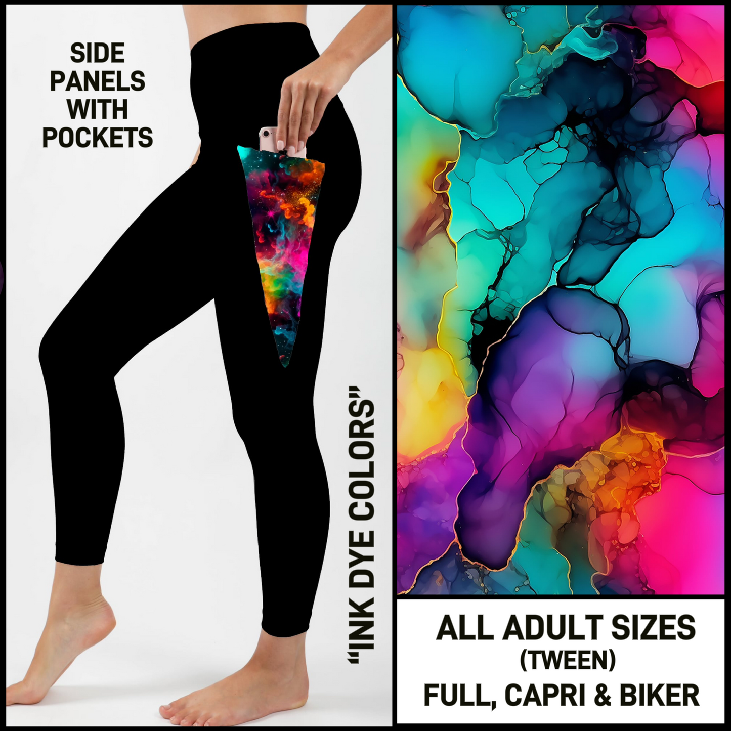 S3PL - Ink Dye Colors with Side Panel Pockets - Preorder Closing 4/16 ETA: Mid-June