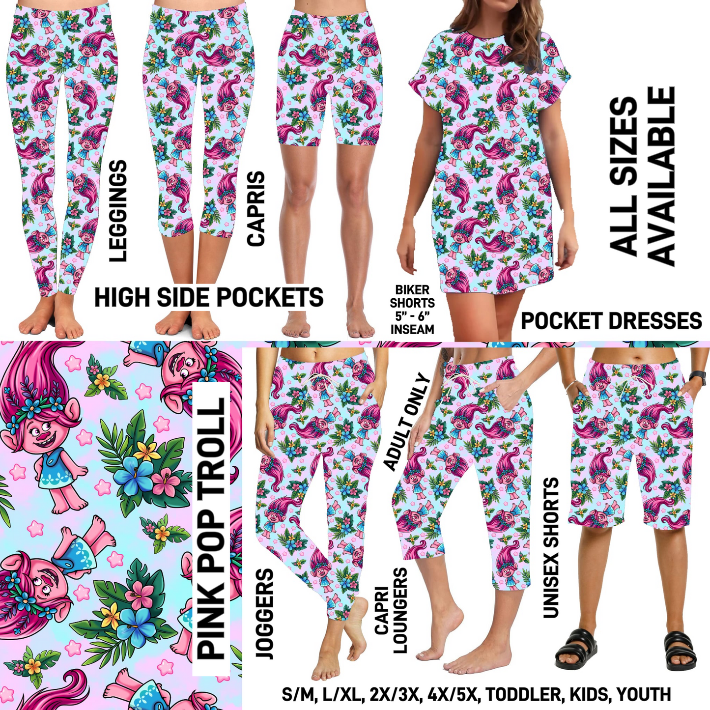 290BT - Pink Pop Troll - Preorder Closing 4/19 ETA: Mid-June