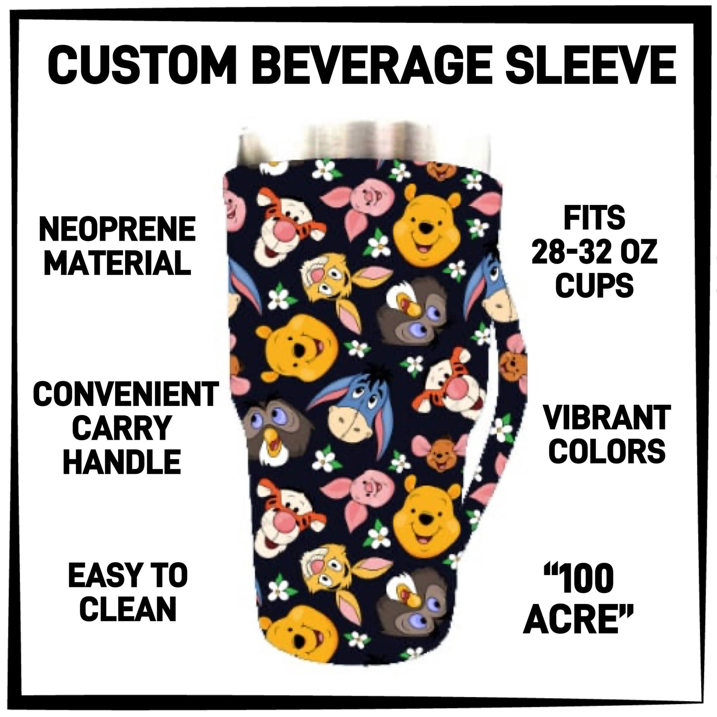 RTS - 100 Acre 28-32oz Beverage Sleeves