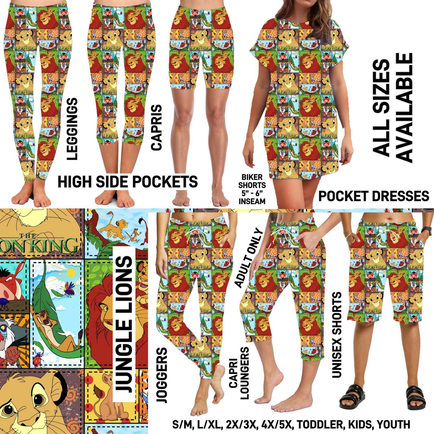 P0WK - Jungle Lions - Preorder Closing 4/26 ETA: Late June