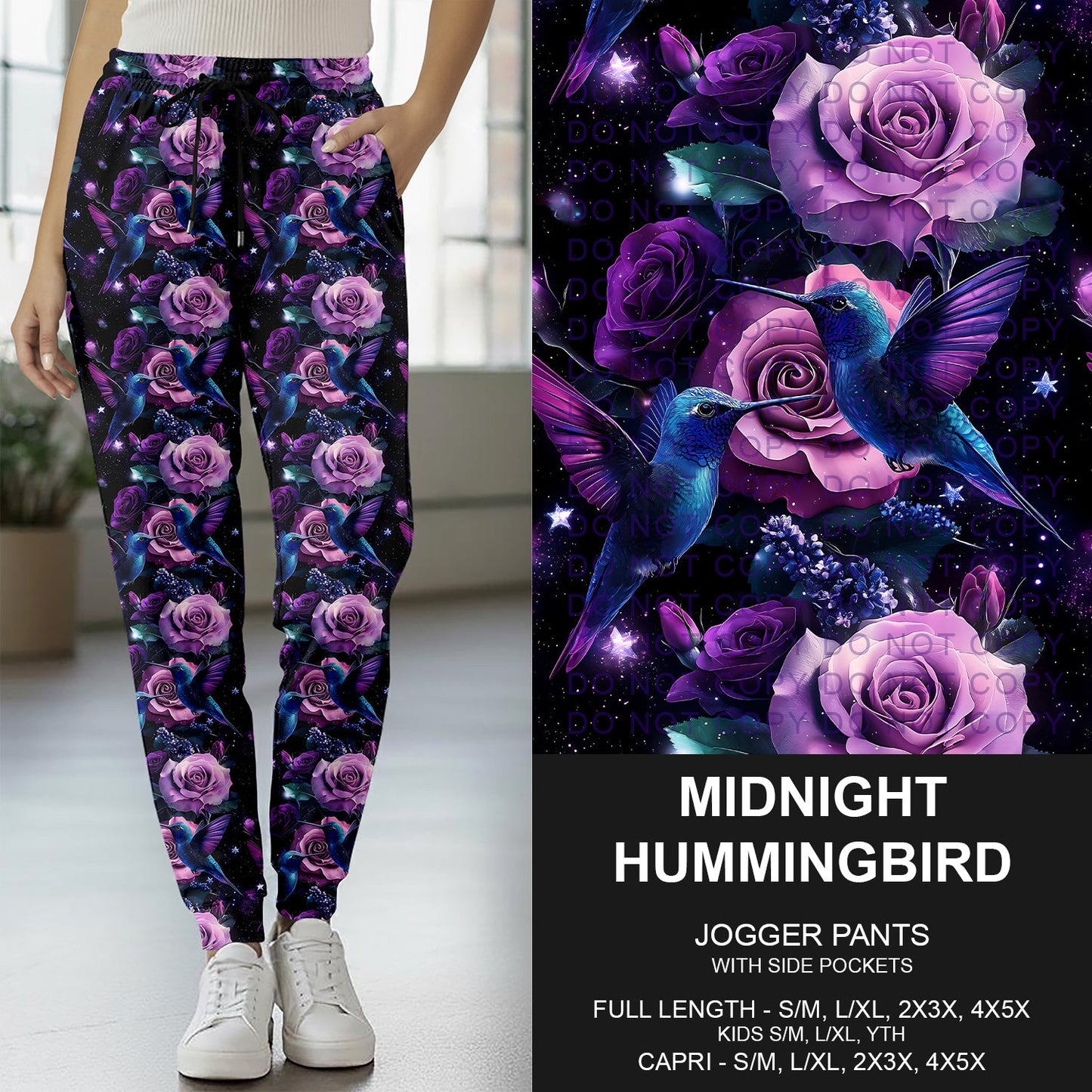 B278 - Preorder Midnight Hummingbird Joggers (Closes 3/15. ETA: late May)