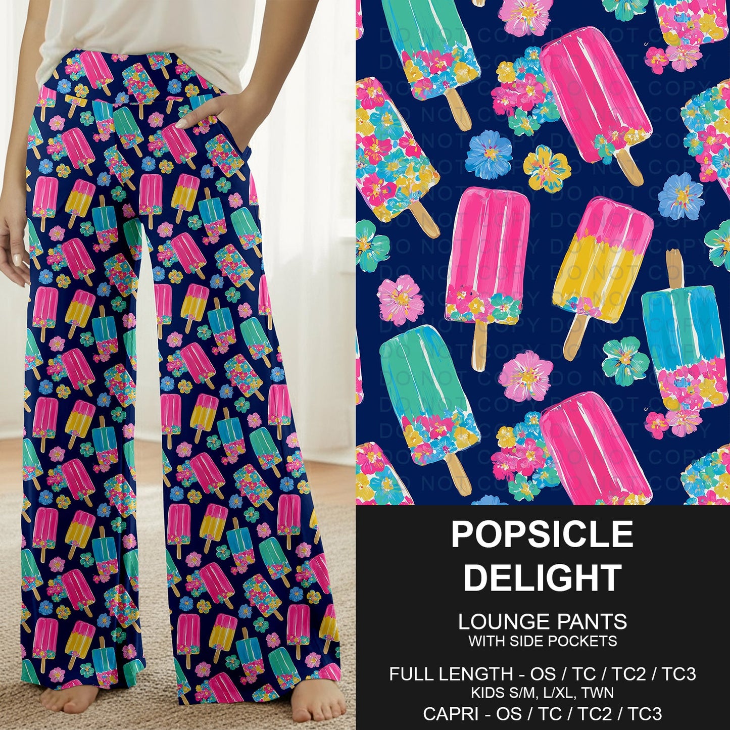 B278 - Preorder Popsicle Delight Lounge Pants (Closes 3/15. ETA: late May)