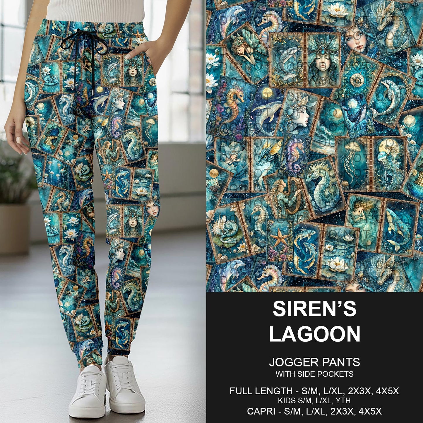B276 - Preorder Sirens Lagoon Joggers (Closes 3/01. ETA: early May)