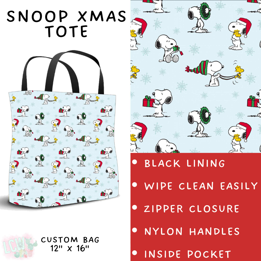 Batch #558 - Magical Character Christmas - Closes 7/20 - ETA mid/late Sept - Snoop Xmas Tote