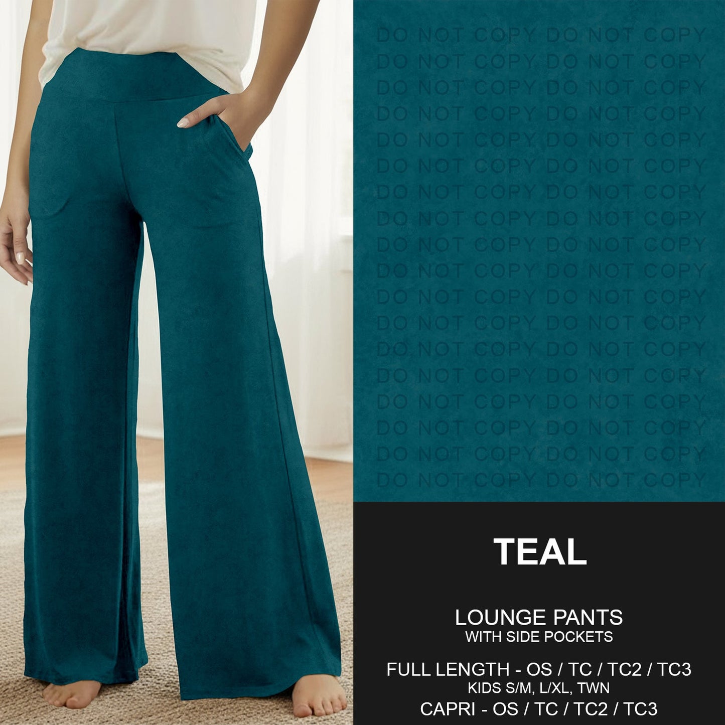 B280 - Preorder Teal Lounge Pants (Closes 3/22. ETA: late May)