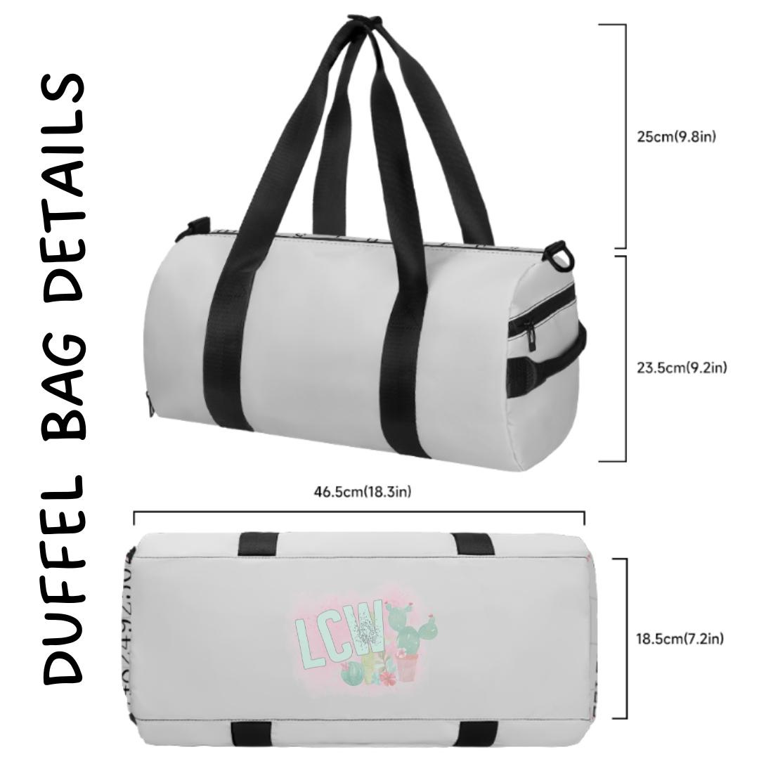 Batch #609 - Travel Collection 2 - Closes 11/6 - ETA early Jan - Lav BFly Duffel Bag