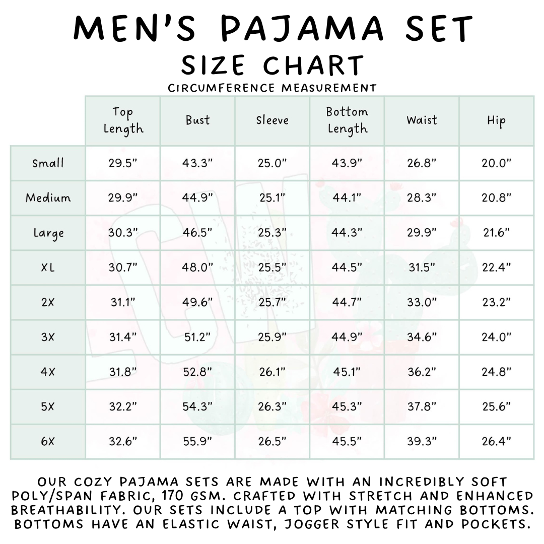 Batch #580 - Fall Family Pajamas 2 - Closes 9/4 - ETA early Nov - Fall Min Men's Pajama Set