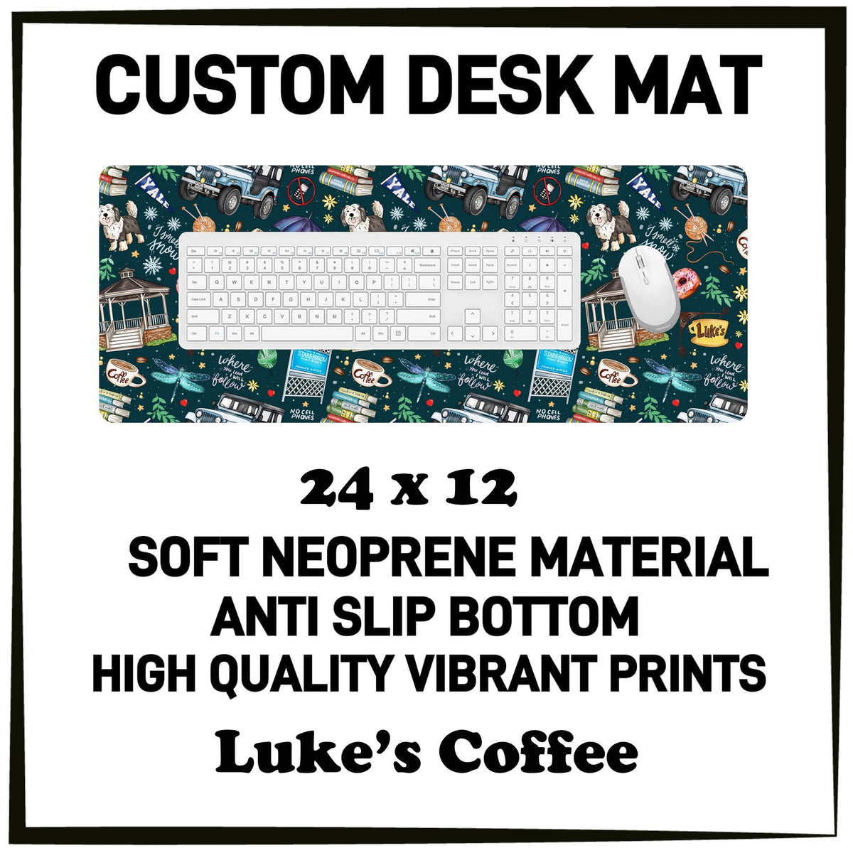 5DSK - Luke's Coffee Desk Mat - Preorder Due 10/21 ETA: Mid-Dec