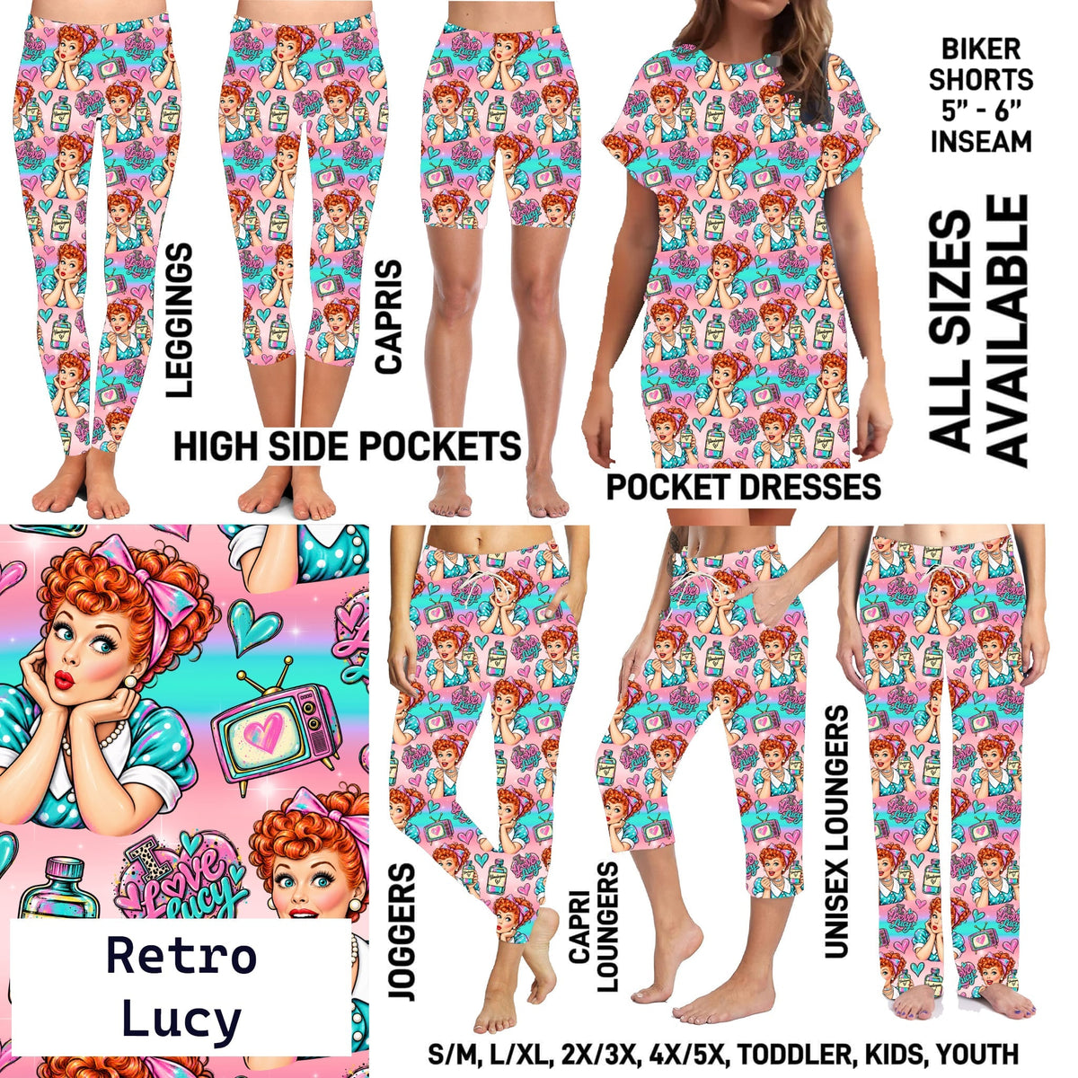 301BT - Retro Lucy - Preorder Due 10/11 ETA: Early Dec