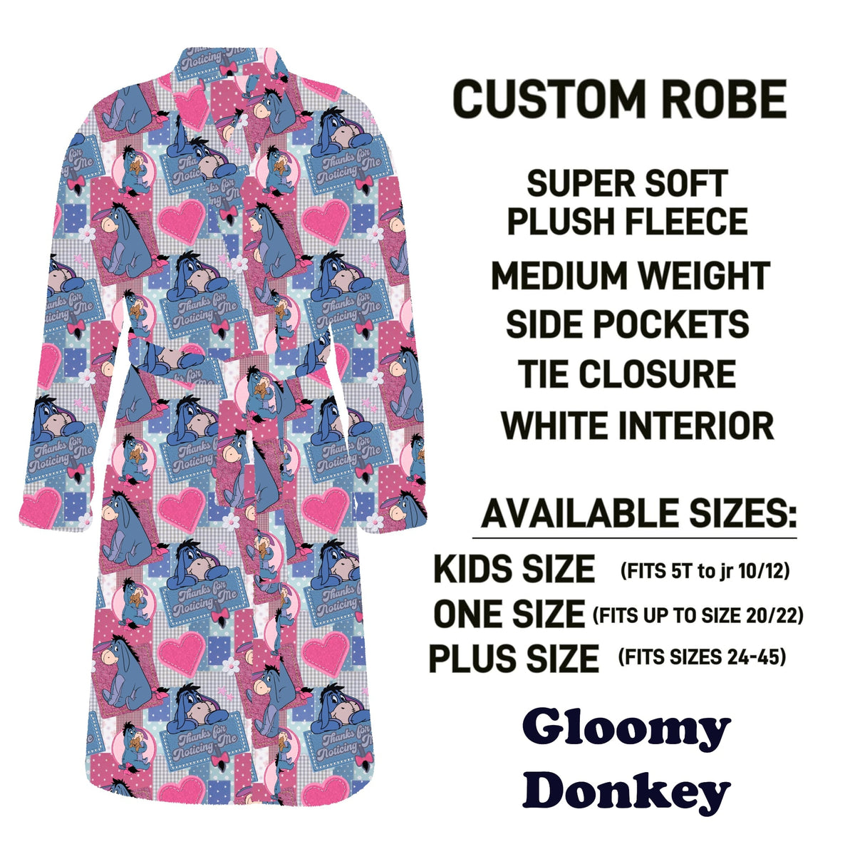 CU4R - Gloomy Donkey Robe - Preorder Due 10/14 ETA: Mid-Dec