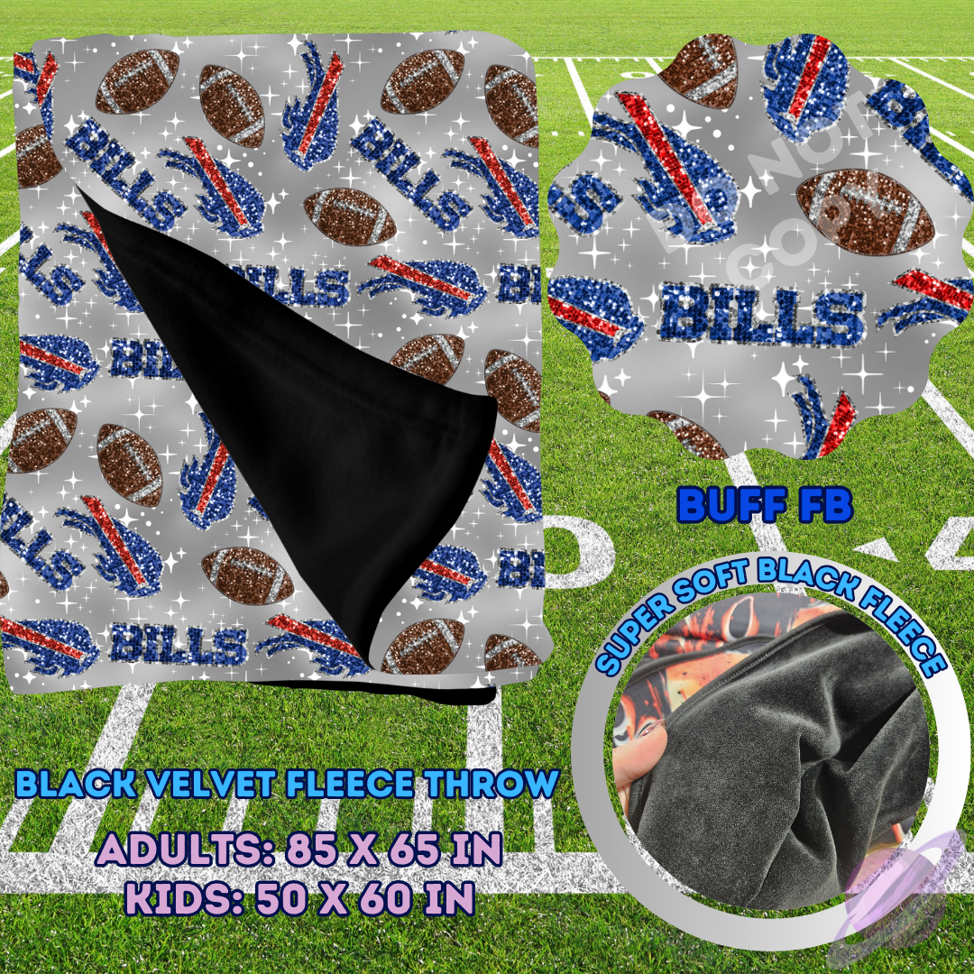 BUFF FB-SEQUIN THROW BLANKET RUN-SOFT CLOSE 8/9-HARD CLOSE 8/11