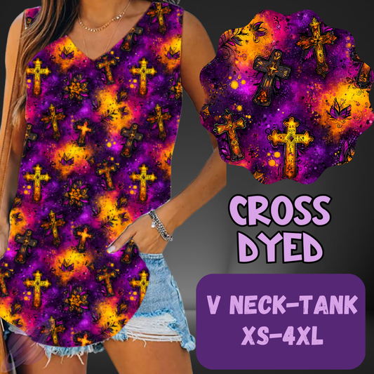CROSS DYED TANK-PATTERN PANEL OUTFIT RUN-SOFT CLOSE 7/10 HARD CLOSE 7/12