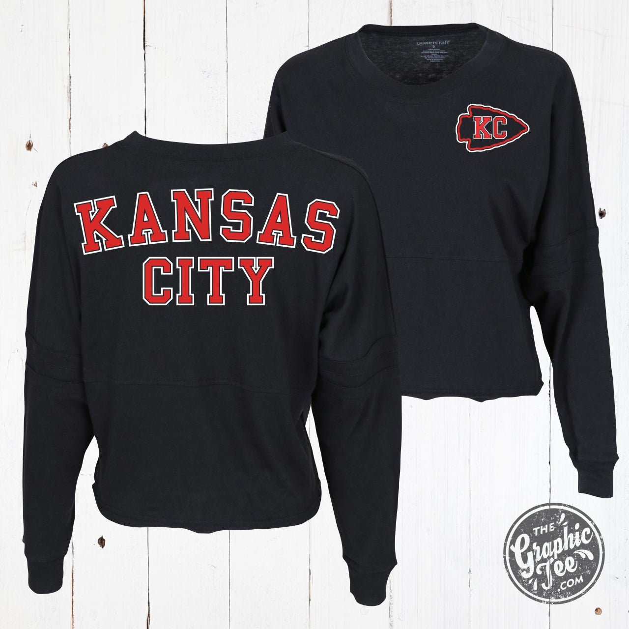 Kansas City Black Ladies Cropped Jersey