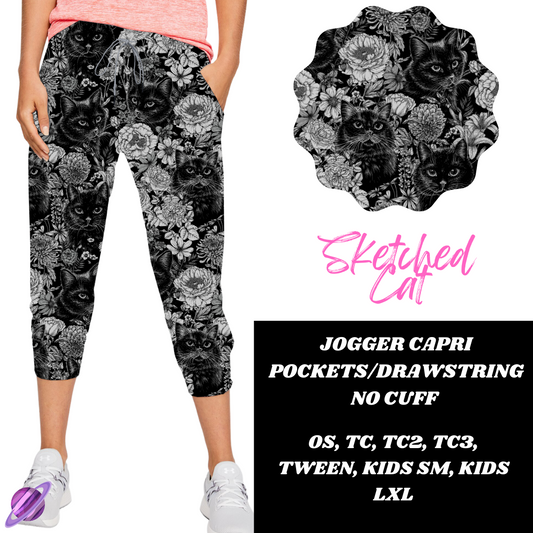 SKETCHED CAT- SUMMER RUN- PREORDER CLOSING 4/24