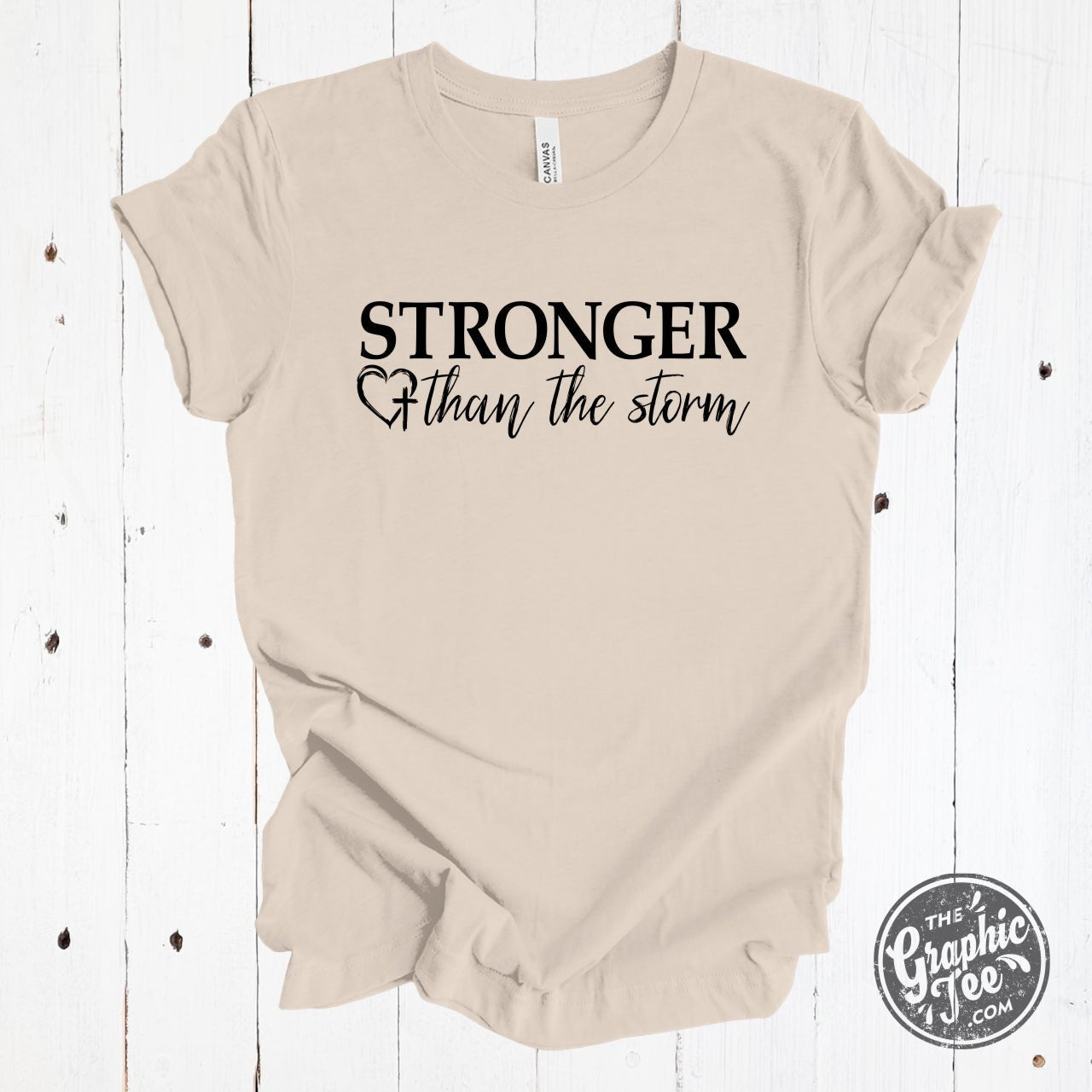 Stronger than the Storm Crewneck Tee