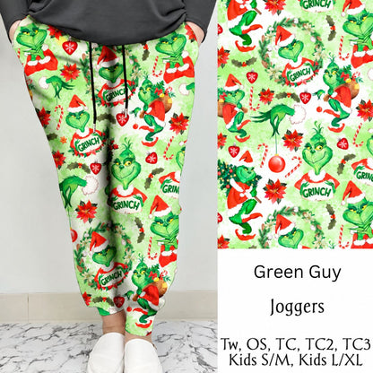 Green Guy Leggings/Joggers | Run Ends 10/9 | ETA 42 days