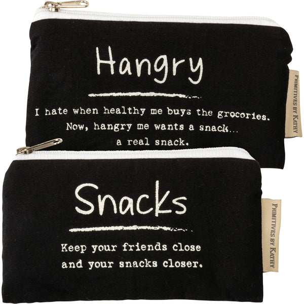 Hangry & Snacks Everything Pouch Set