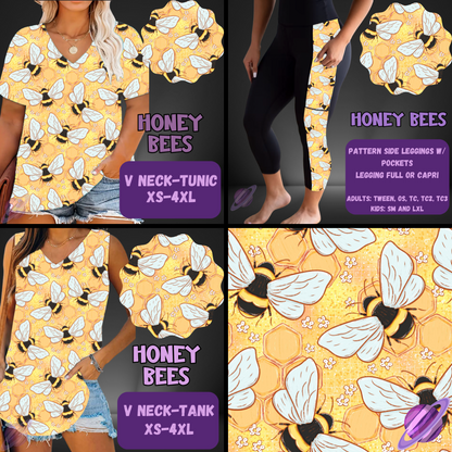 HONEY BEES-PATTERN PANEL OUTFIT RUN-SOFT CLOSE 7/10 HARD CLOSE 7/12