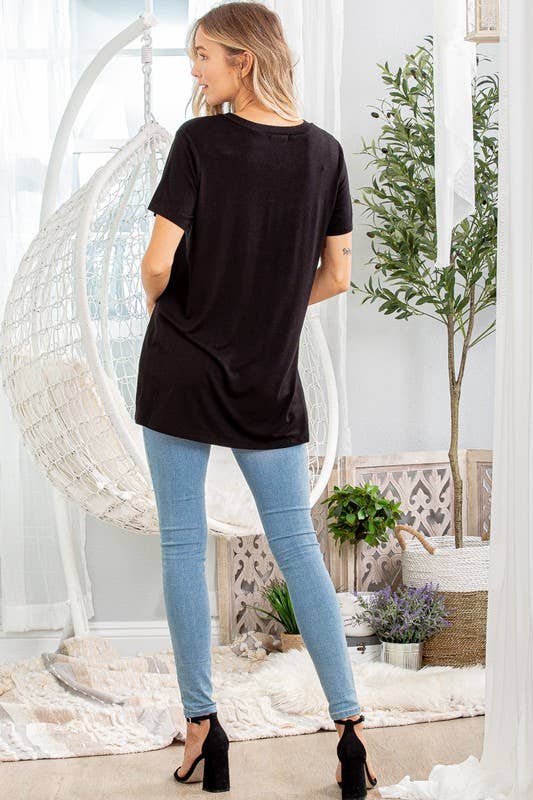 ST1519S SOLID TOP: PINK / 2-2-2 (S-M-L)