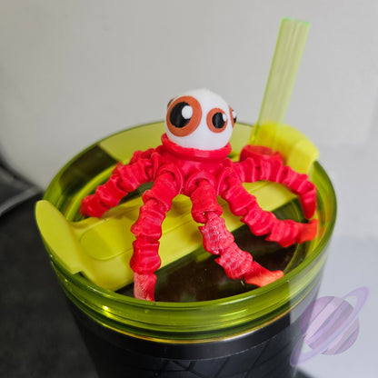 CREEPY GIRL-3D PRINTED STRAW BUDDY