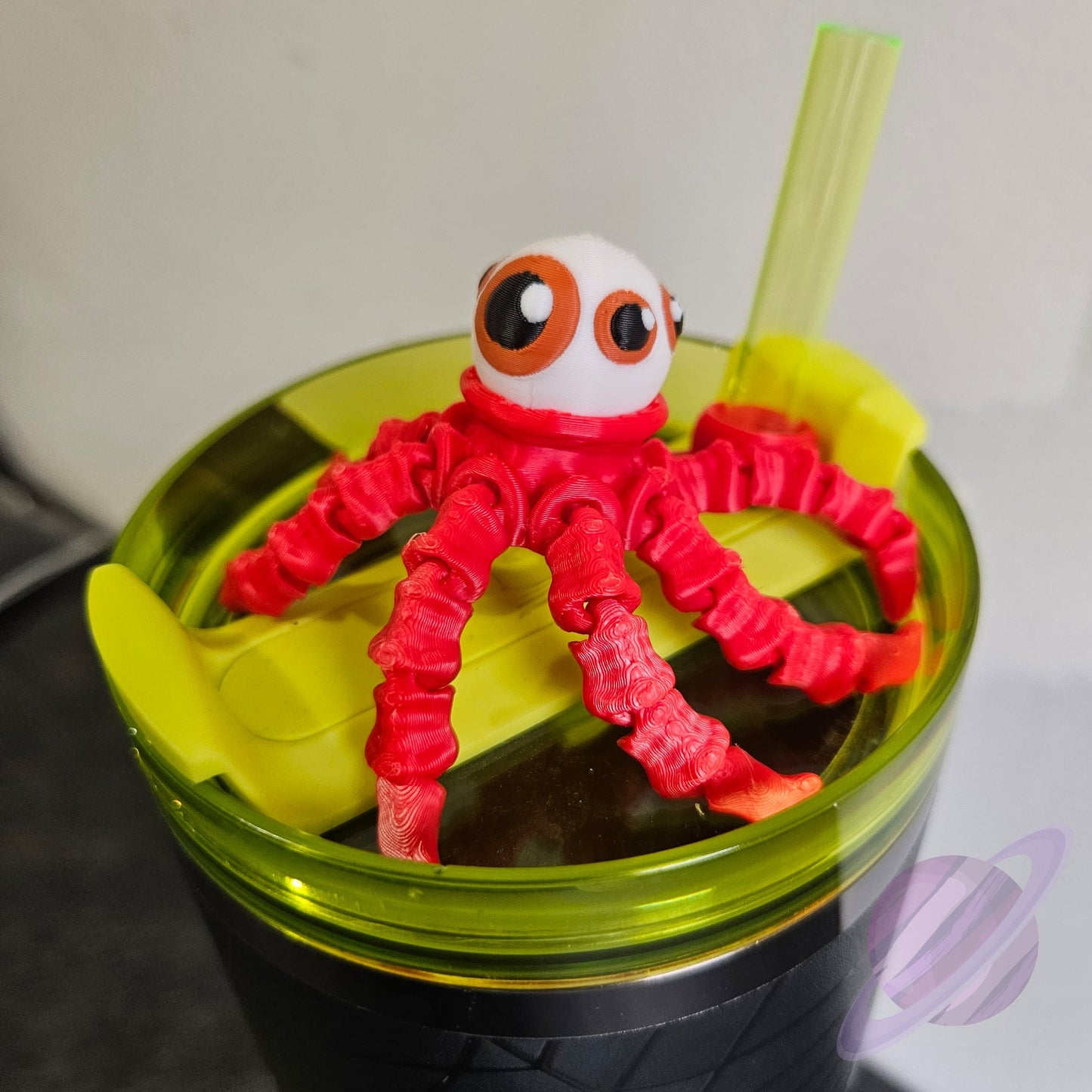 CREEPY GIRL-3D PRINTED STRAW BUDDY
