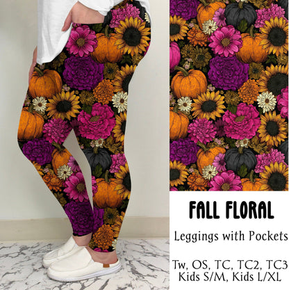Fall Floral Leggings/Joggers | Run Ends 7/28| ETA 42 days