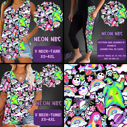 NEON NBC-PATTERN PANEL OUTFIT RUN-SOFT CLOSE 7/10 HARD CLOSE 7/12