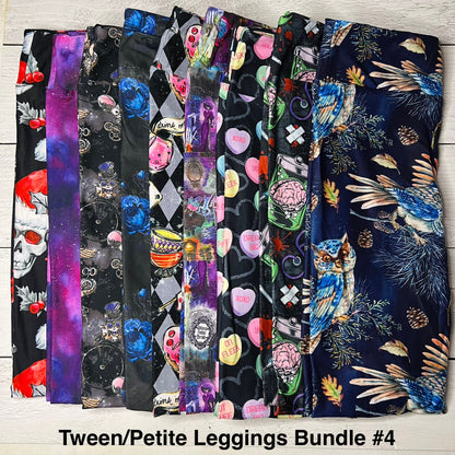 Tween - Petite Adult Leggings Bundle - 4
