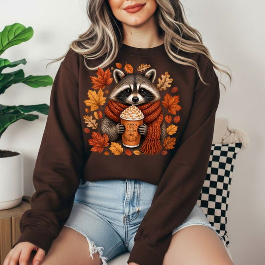 Fall Raccoon Sweatshirt