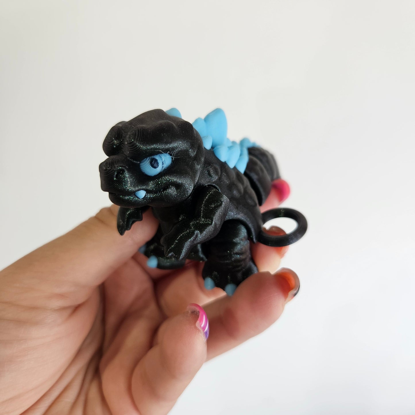 MONSTER KING-3D PRINTED STRAW BUDDY-GLOW IN THE DARK