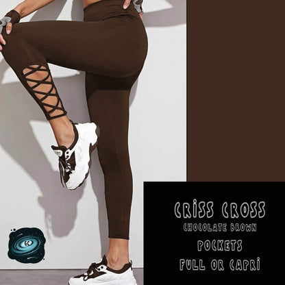 CRISS CROS RUN- CHOCOLATE BROWN